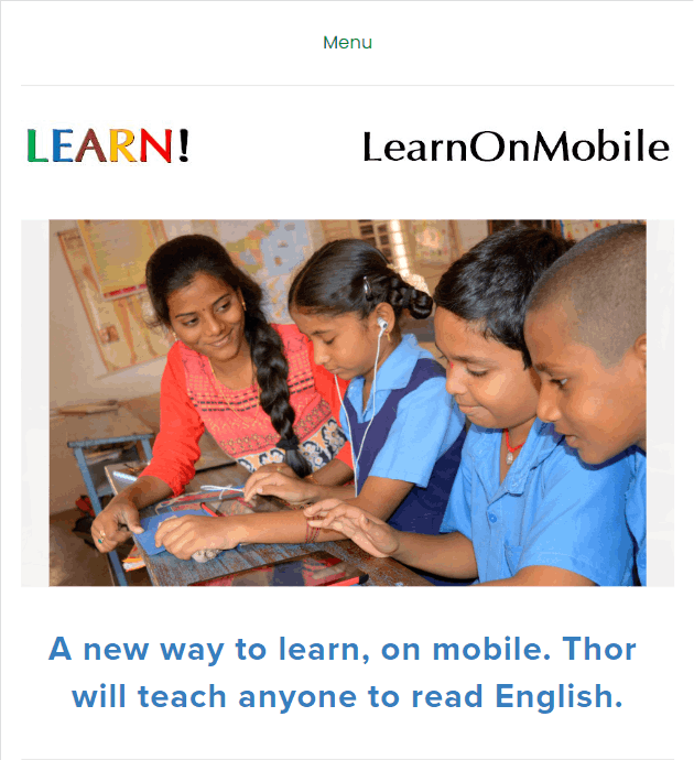 Learn on Mobile